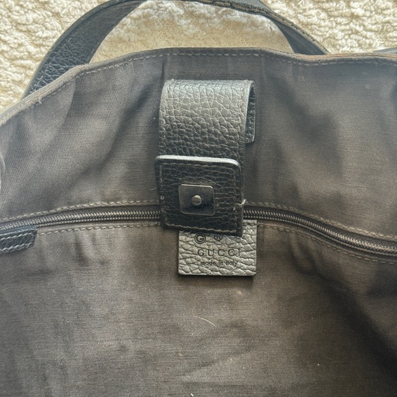 GUCCI Vintage Abbey Black Tote - Picture 7 of 11